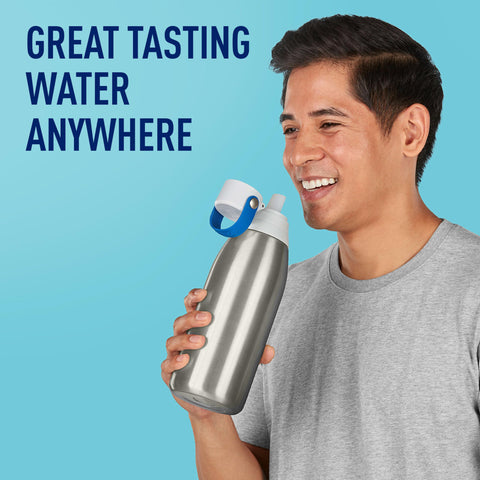 Brita double-wall insulation keeps drinks cold up to 24 hours.