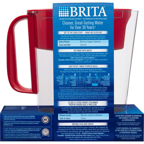 BRITA pour spout in action delivering smooth, controlled pour