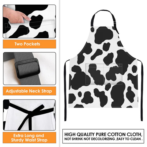 Britimes apron machine-washable material simplifies after-work cleanup