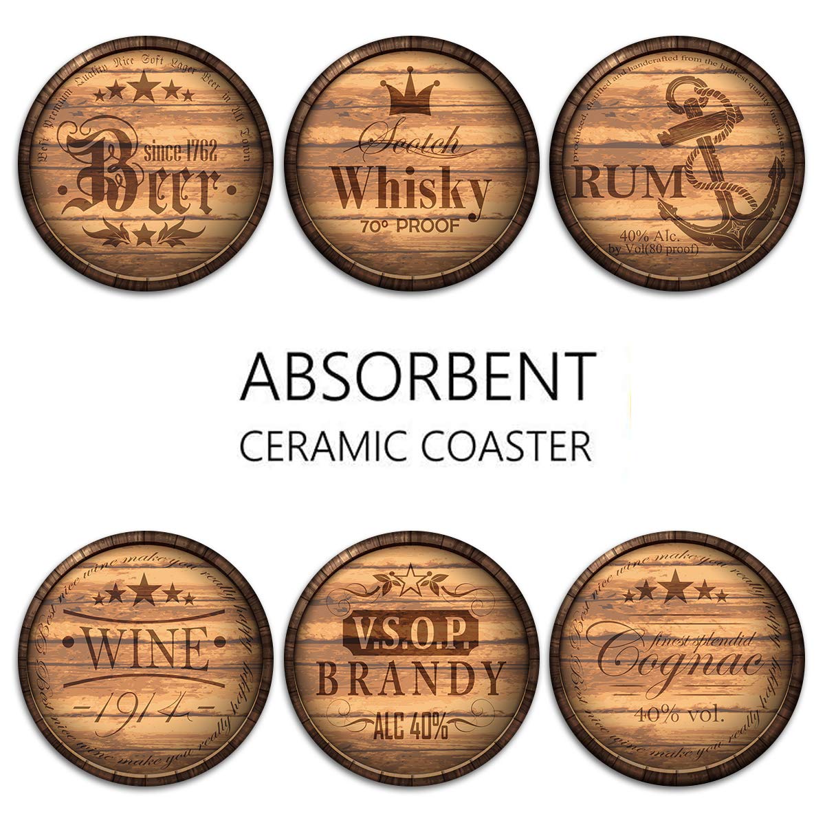 Britimes gift-ready coaster set is ideal for birthdays and housewarmings.