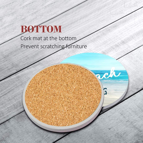 Britimes Coaster Holder in metal keeps six coasters neatly stored