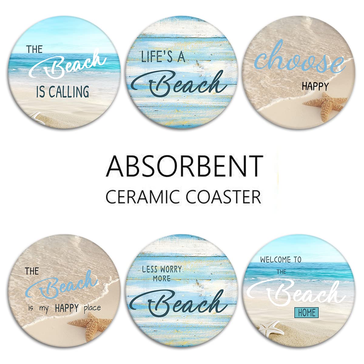 Britimes Gift Pack Housewarming Coaster Set for elegant gifting