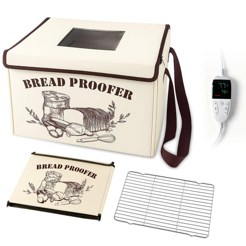 Brivouen Bread Proofing Box front view with intuitive controls for precise fermentation.