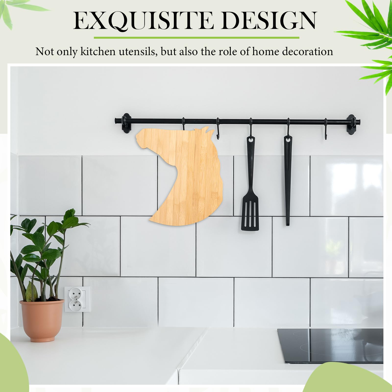 Briwooody horse lover gift board, unique kitchen decor and practical serving option.