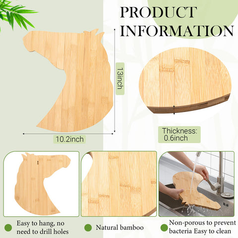 Briwooody natural bamboo cutting board 13x11, a stylish kitchen tool and decor piece.