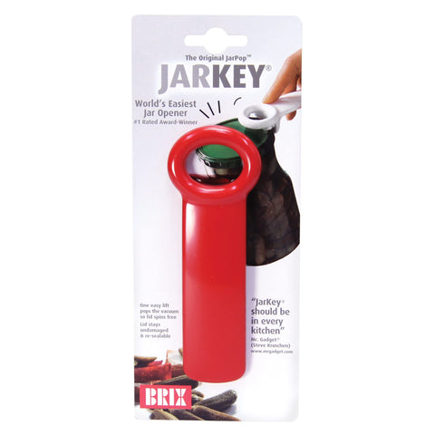 Brix Original Easy Jar Key Opener side grip demonstrates non-slip leverage.