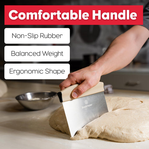 Brod & Taylor bench knife slicing dough smoothly