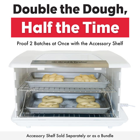 Brod & Taylor proofer folded compactly for easy kitchen storage.