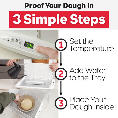 Brod & Taylor water tray humidity for controlled dough proofing