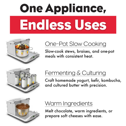 Brod & Taylor Folding Proofer on a kitchen counter ready for everyday use