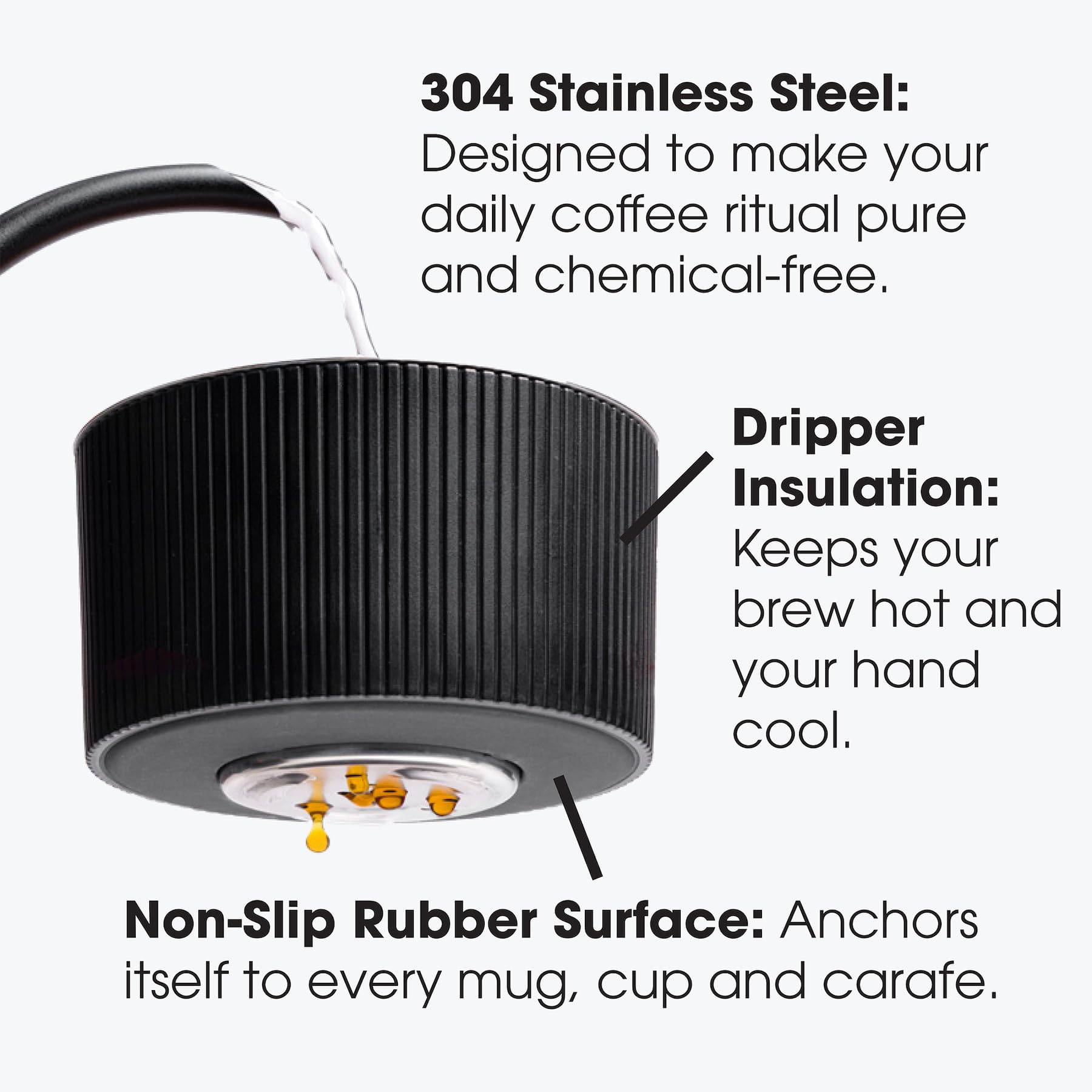 Brod and Taylor dishwasher-safe dripper beside a mug for easy cleaning.