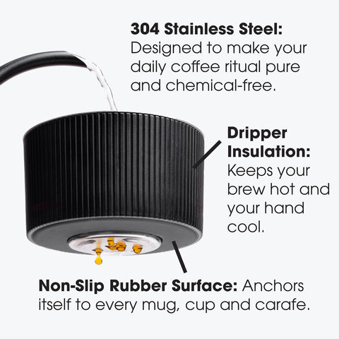 Brod and Taylor dishwasher-safe dripper beside a mug for easy cleaning.