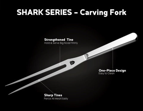 BRODARK ergonomic handle for balanced, comfortable carving