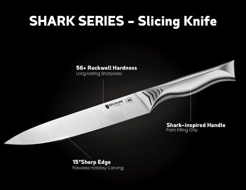 BRODARK Shark Series blade resists rust and stays sharp