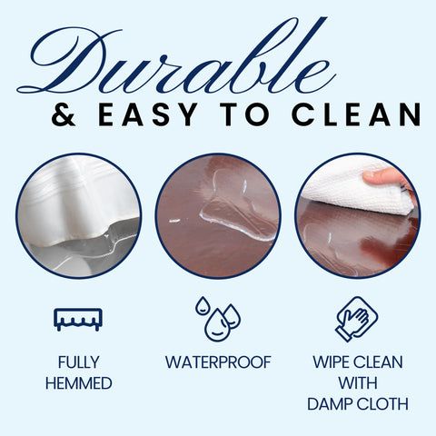 BRODER MFG. INC. fully-hemmed edge adds durability and a neat finish.