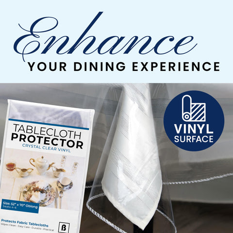 BRODER MFG. INC. thick durable edge protects table with finished hem for longevity