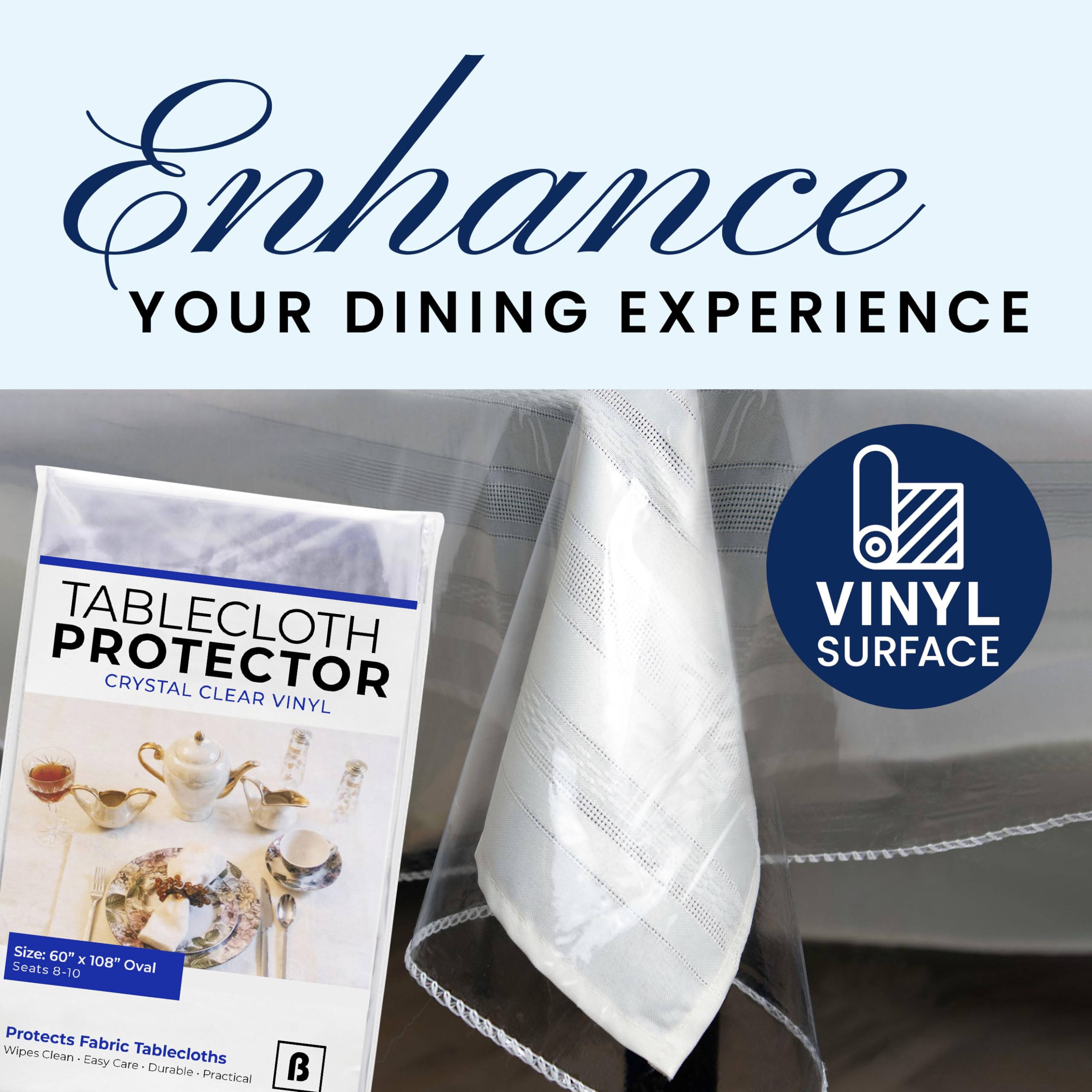 BRODER MFG. INC. edge-hemmed oval protector for durable protection
