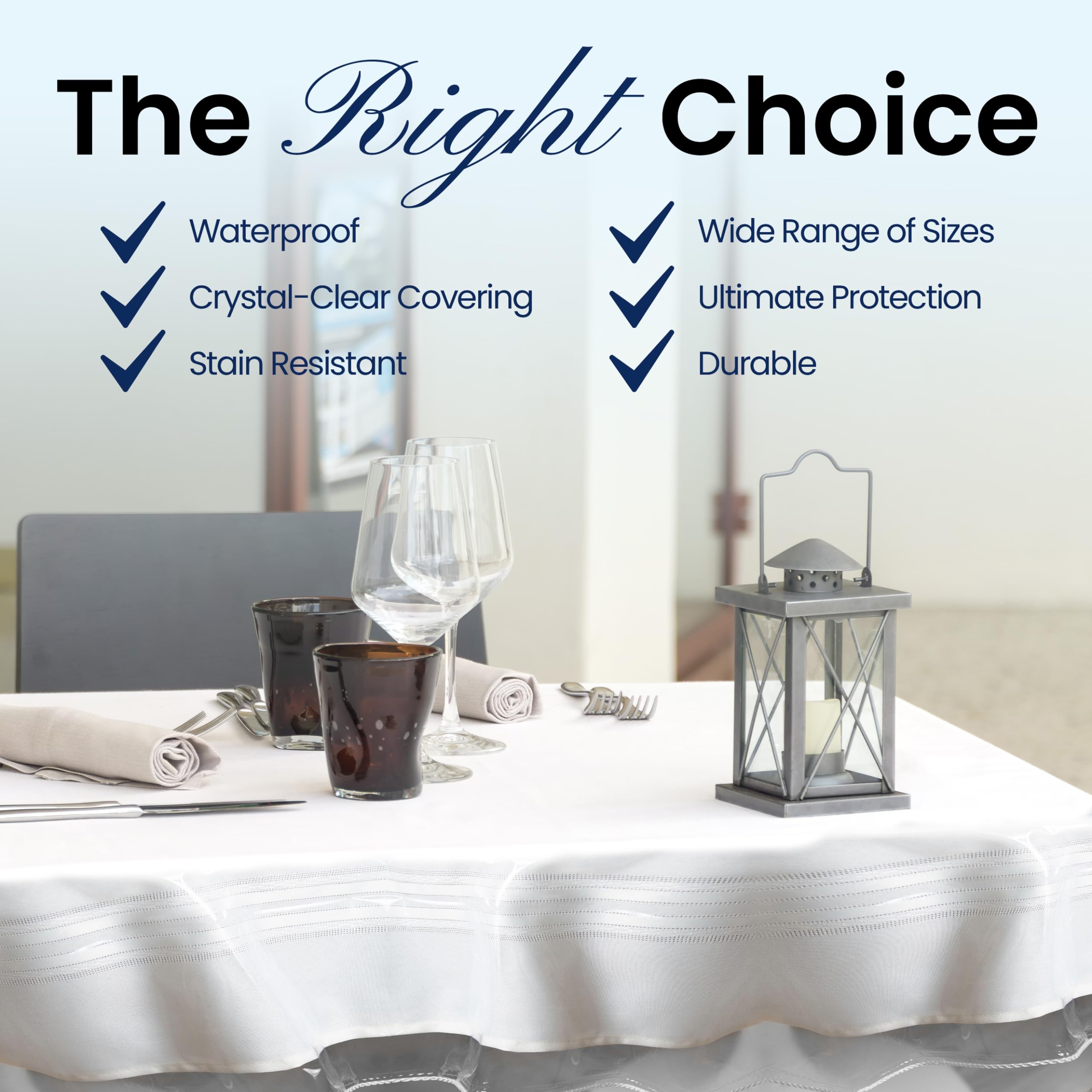 BRODER MFG. INC. spill-proof surface ideal for easy wipe-clean care