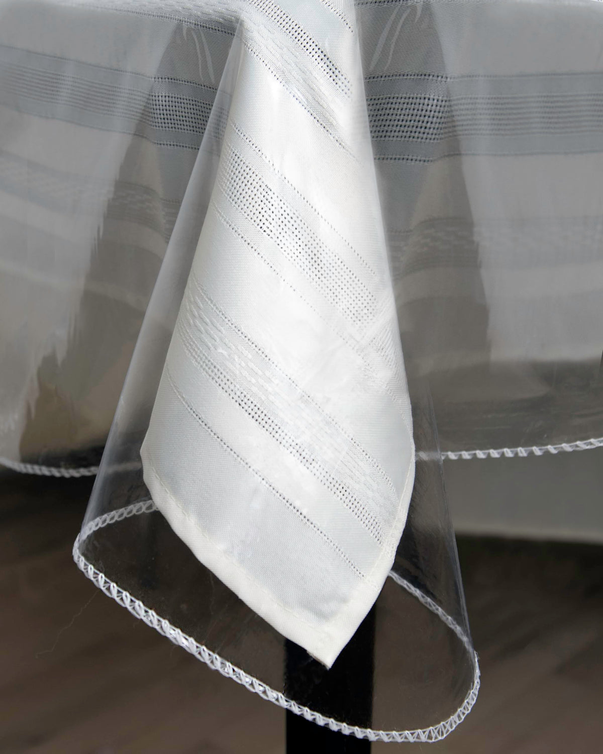 BRODER MFG. INC. crystal-clear top-view protector shields the table surface