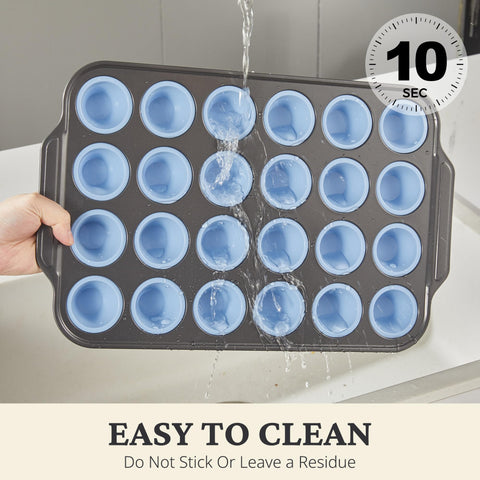 BronyPro bakeware is easy to clean after use.