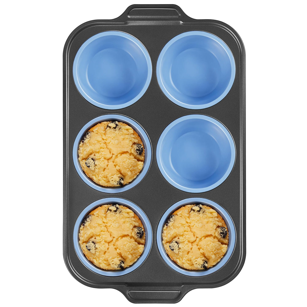 BRONYPRO jumbo muffin pan with metal frame for stable baking and even heat