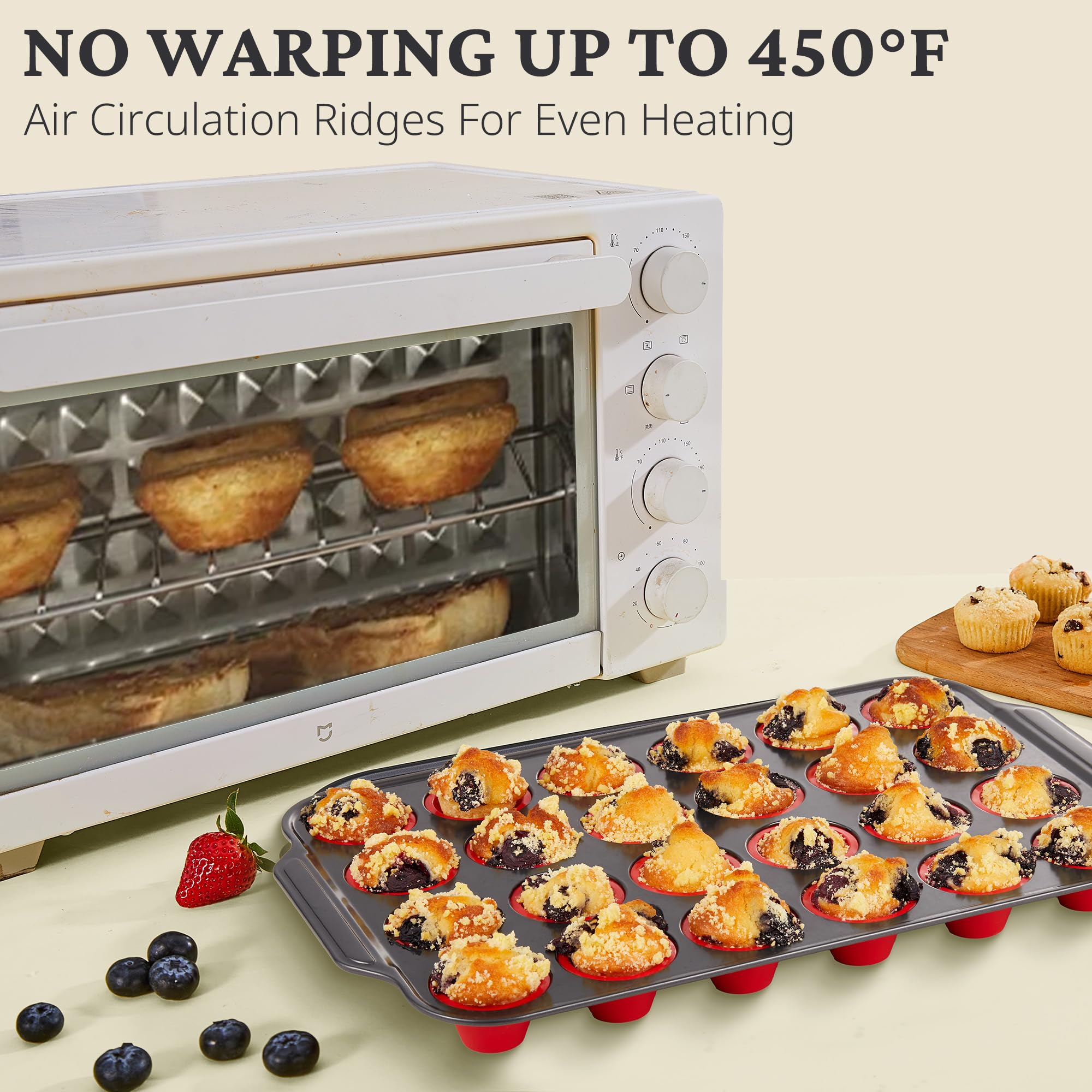 BronyPro versatile mini pan for muffins cupcakes egg bites