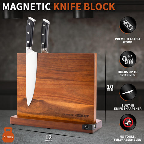 Brooklyn Cutlery anti-skid base provides stable performance during use.