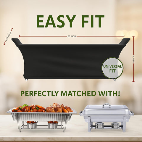Brooklyntrend chafer cover wind shield protects chafers from wind during service.