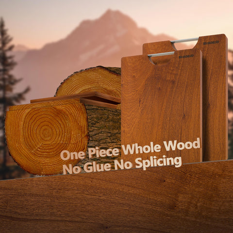 Brosisincorp Sapele cutting board edge grain closeup highlights durability