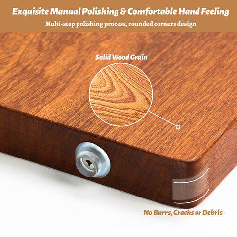 Brosisincorp Sapele cutting board packed in gift-ready box