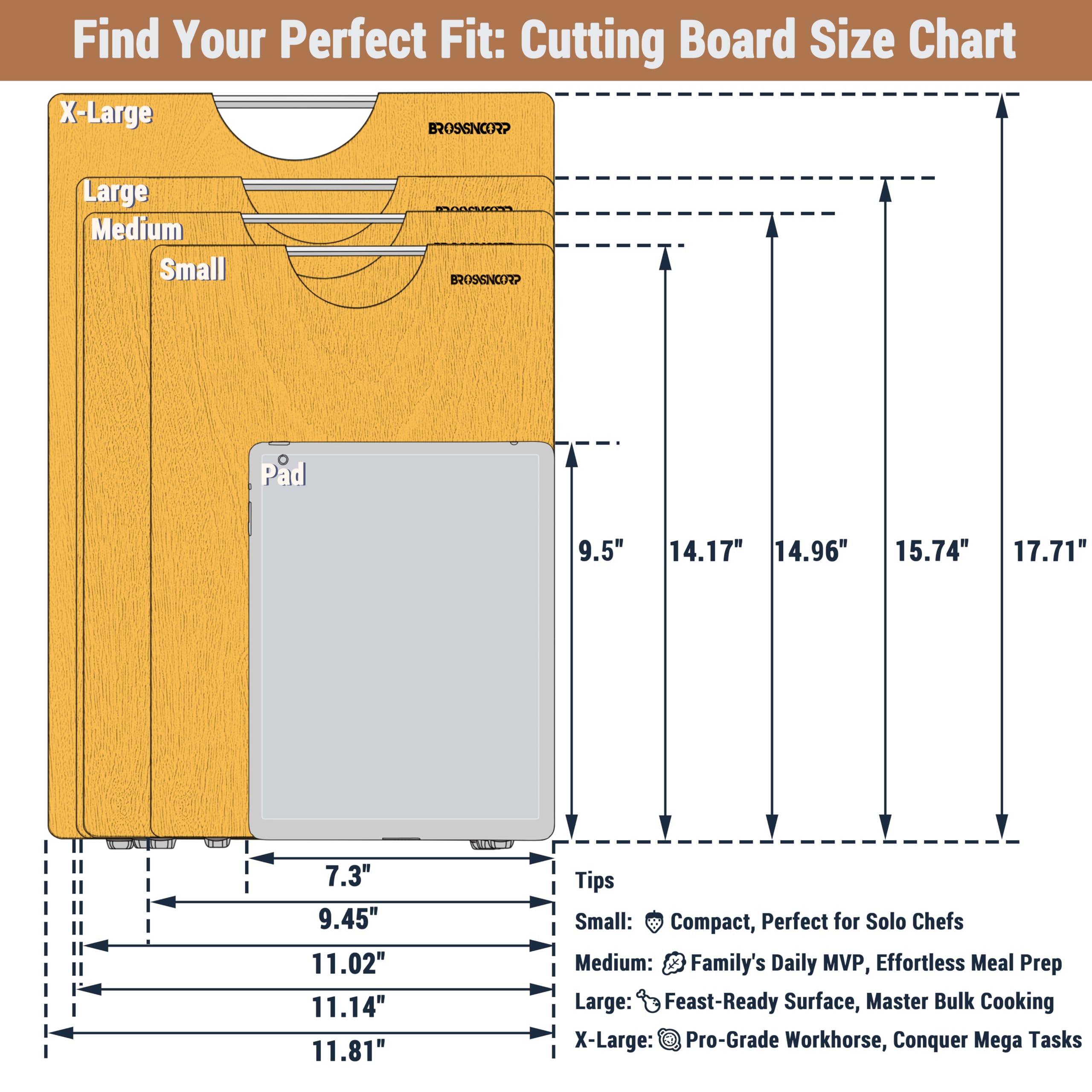 Brosisincorp Real Solid Sapele board features one-piece construction for integrity.