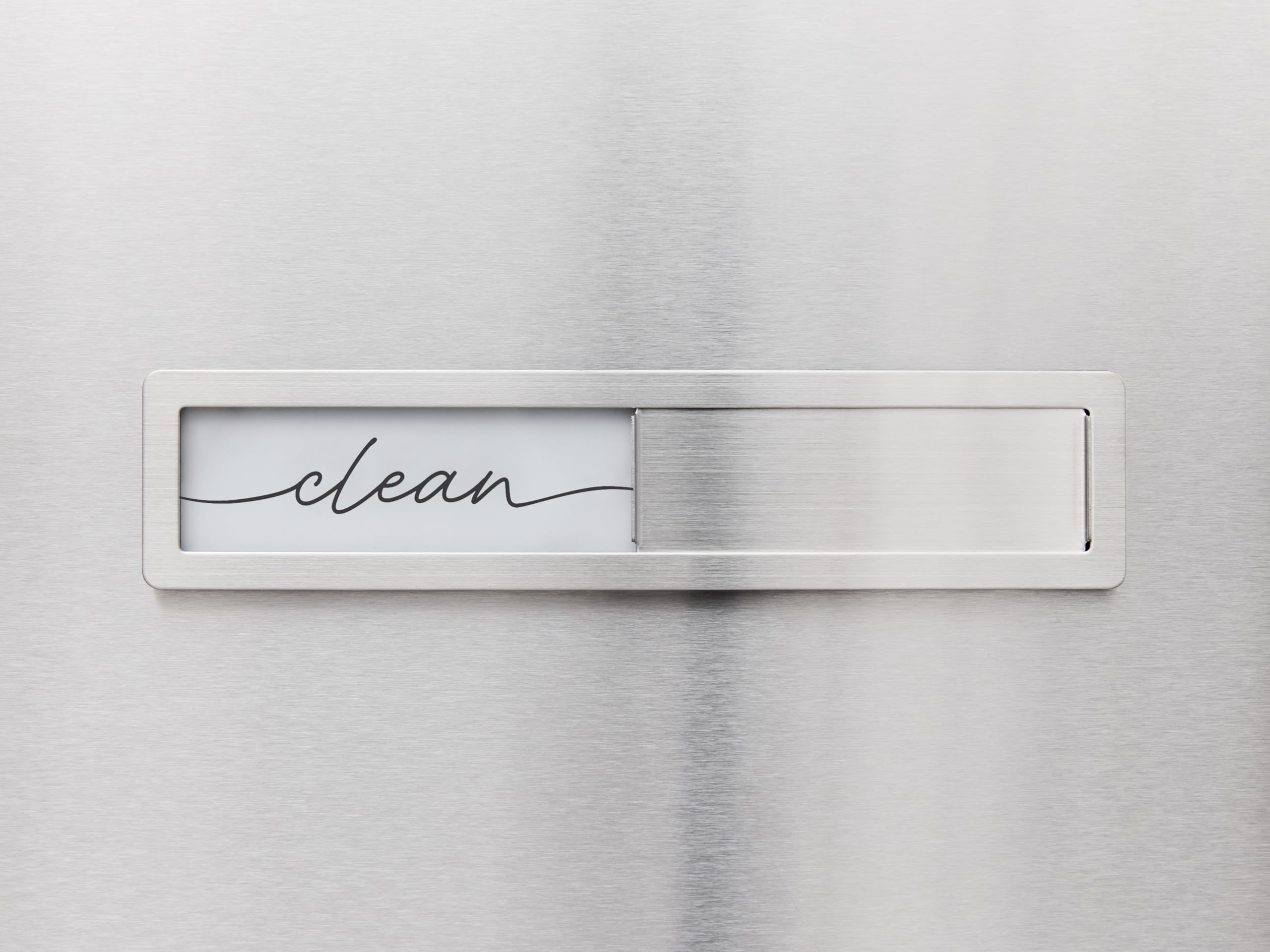 Brothers Bench black white script sign adds rustic-modern kitchen charm.