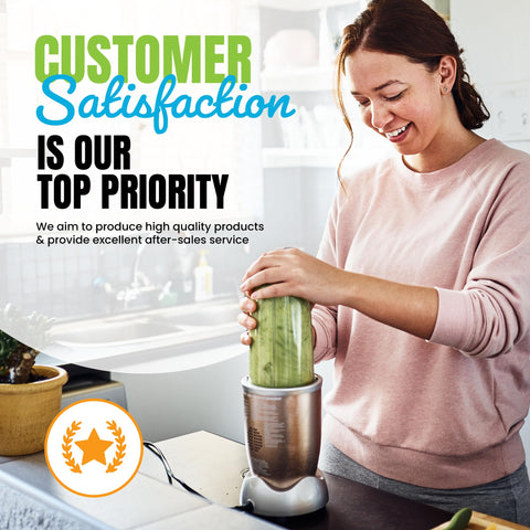 BRENSTEN 32oz capacity cups designed for batch blending and meal prep.