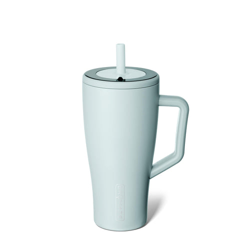 BrüMate Era 30 oz tumbler with handle demonstrates leakproof travel-ready design.