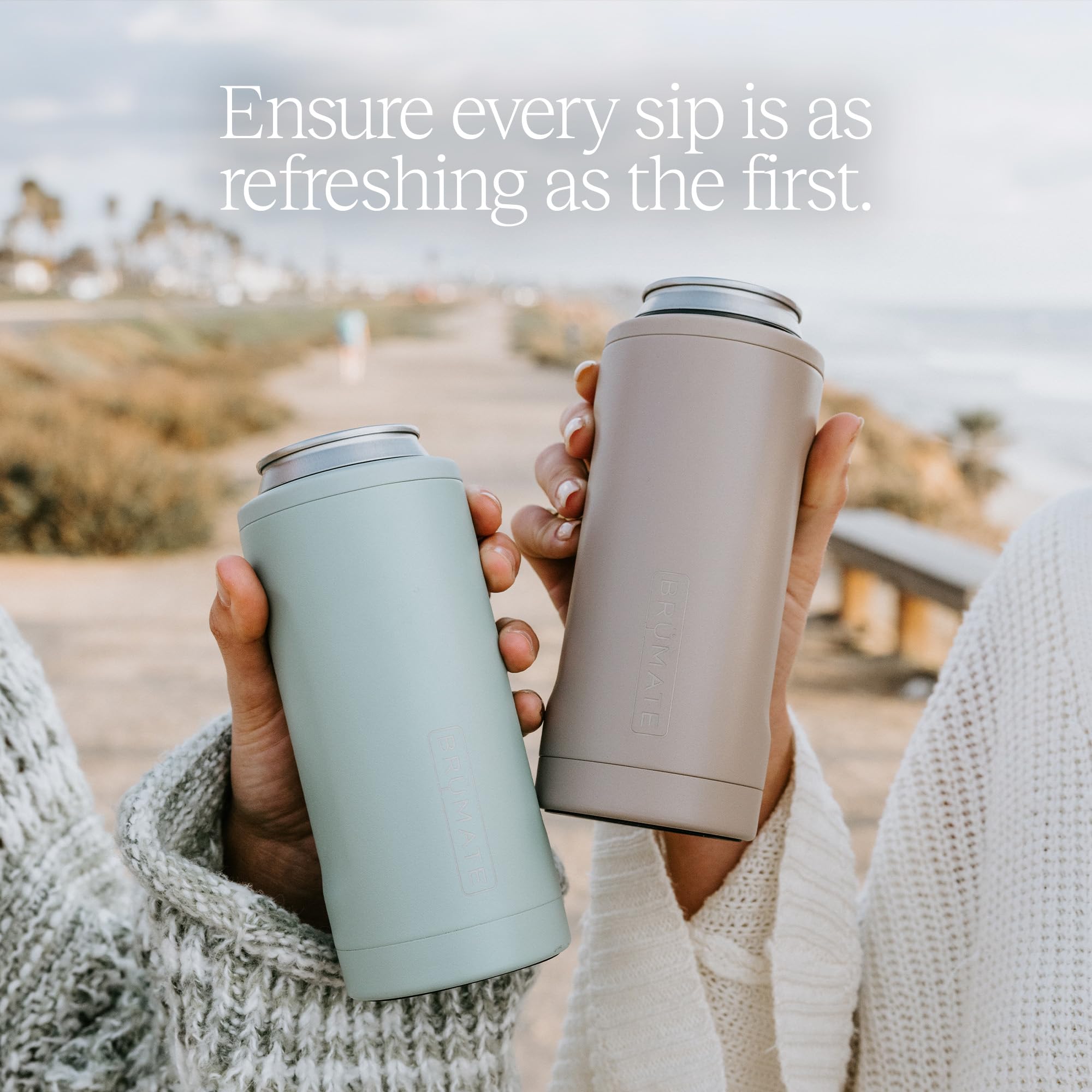 BrüMate Hopsulator Slim dishwasher-safe finish; easy cleaning after use.