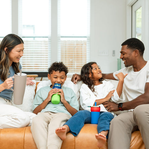 BrüMate Leap 12oz keeps drinks cold for 24+ hours with BevGuard insulation.