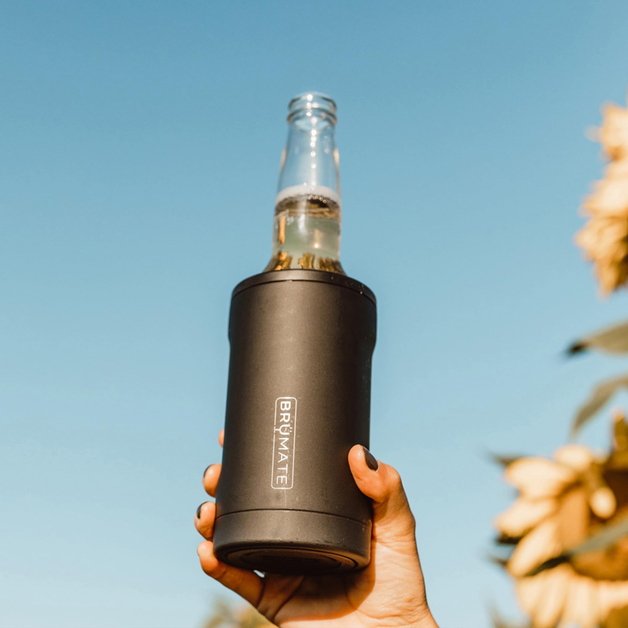 Brumate Bottl fits most cup holders for easy portability.