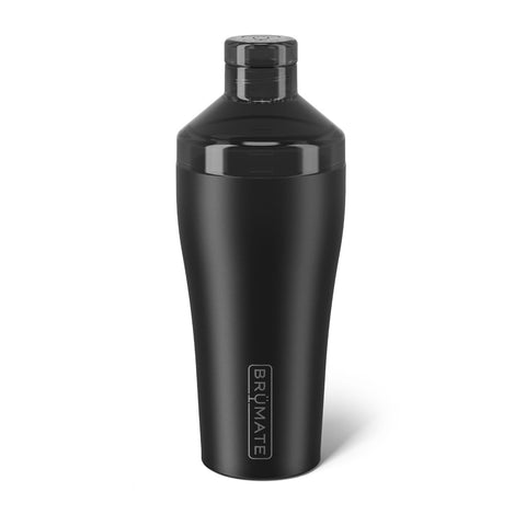 BrüMate Cocktail Shaker 22oz with OctaLock lid showing secure, spill-free mixing