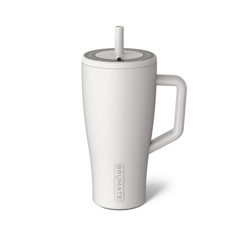BrüMate Era 30oz tumbler front view showing leakproof design for travel