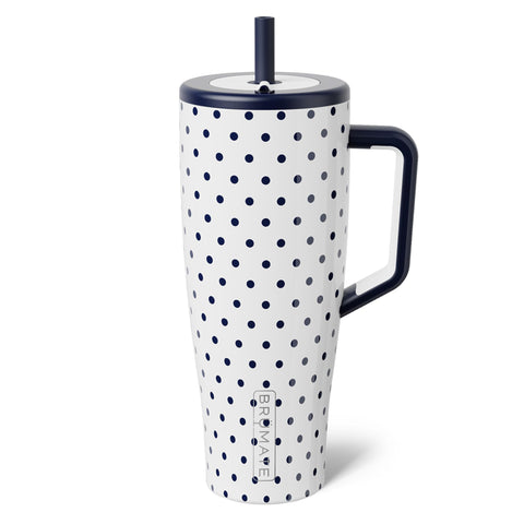 BrüMate Era 40 oz tumbler with handle showcases durable stainless steel for on the go use.