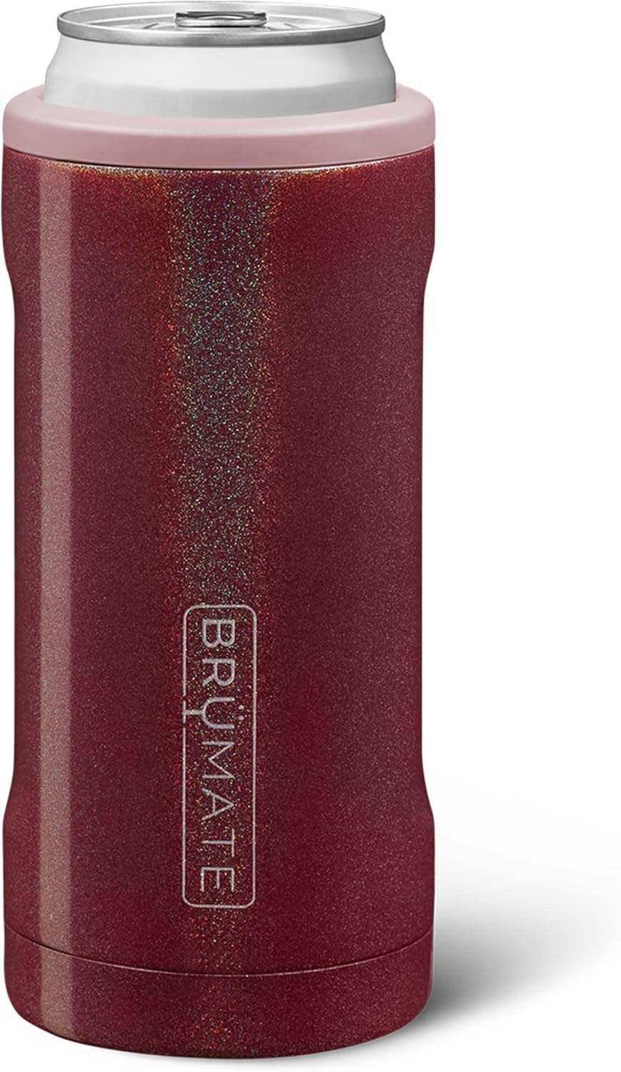 BrüMate Hopsulator Slim in use, keeping a 12oz slim can cold on the go.