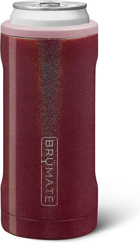 BrüMate Hopsulator Slim in use, keeping a 12oz slim can cold on the go.