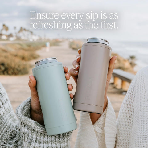 BrüMate Hopsulator Slim supports quick beverage swaps.