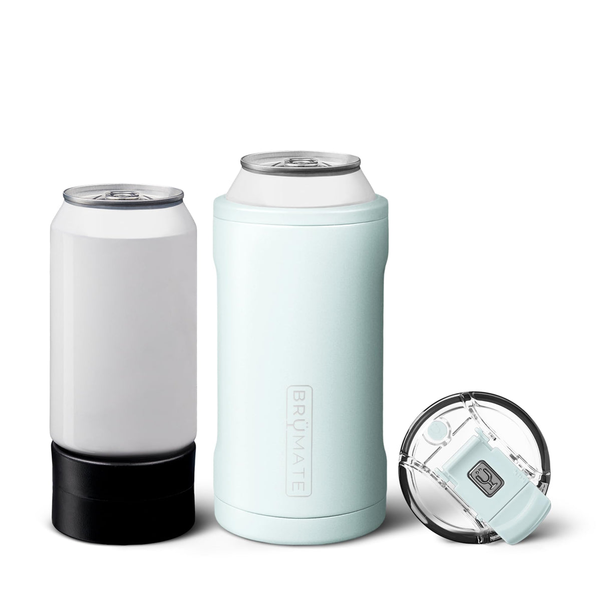 BrüMate Hopsulator Trio 12oz freezable adapter keeps cans colder on the go