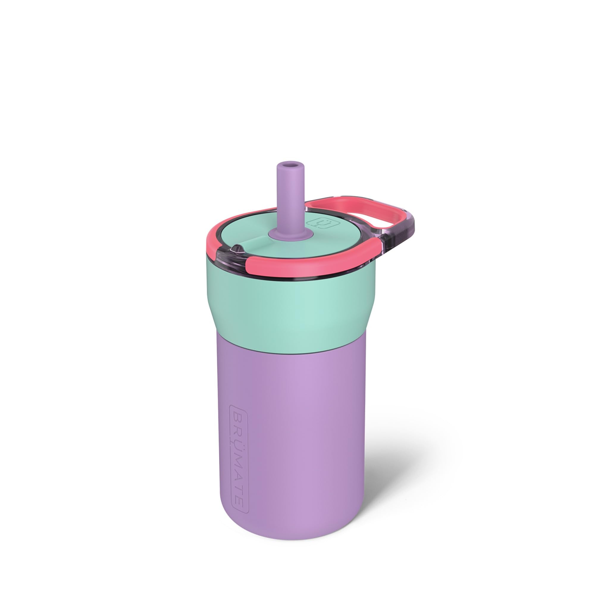 BrüMate Leap 12oz with dial-locked leakproof system, ideal for on-the-go spills prevention.