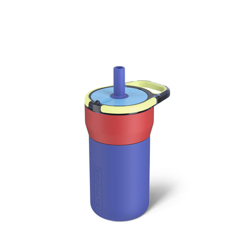 BrüMate Leap 12oz tumbler with locked dial shows leakproof performance.