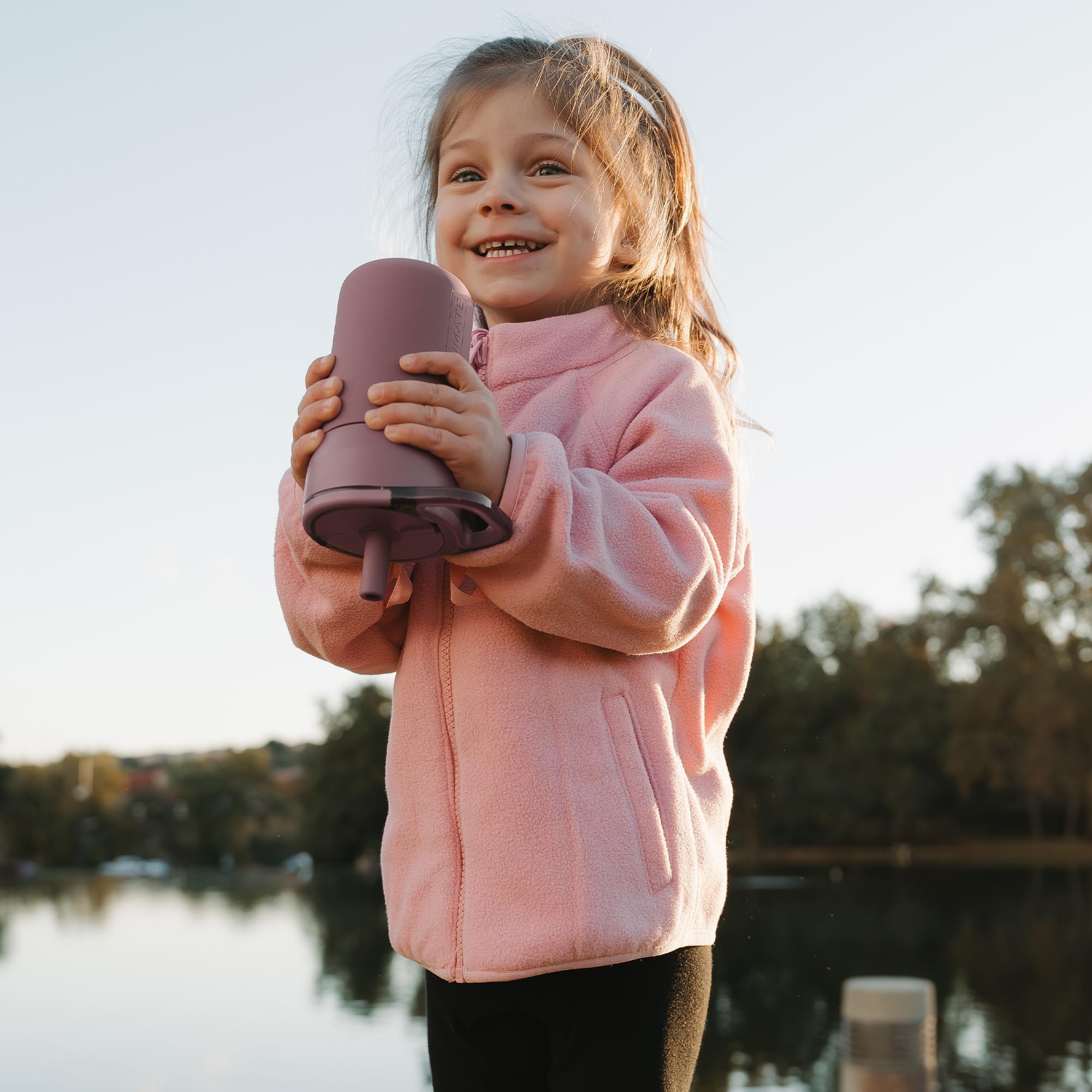 BrüMate Leap silicone sleeve protection reducing dents and scratches while kids play.