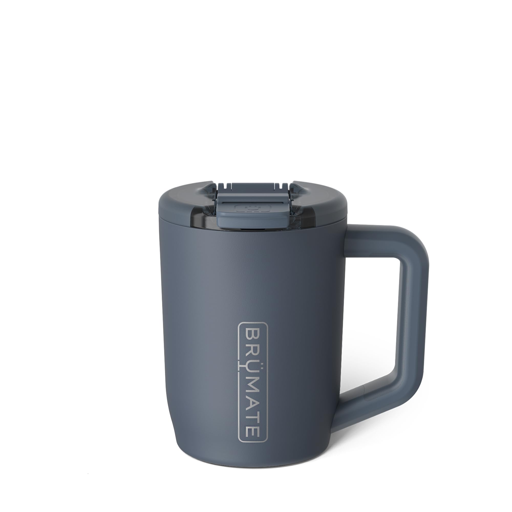 BrüMate Müv 15oz with OctaLock lid showing precise sipping positions.