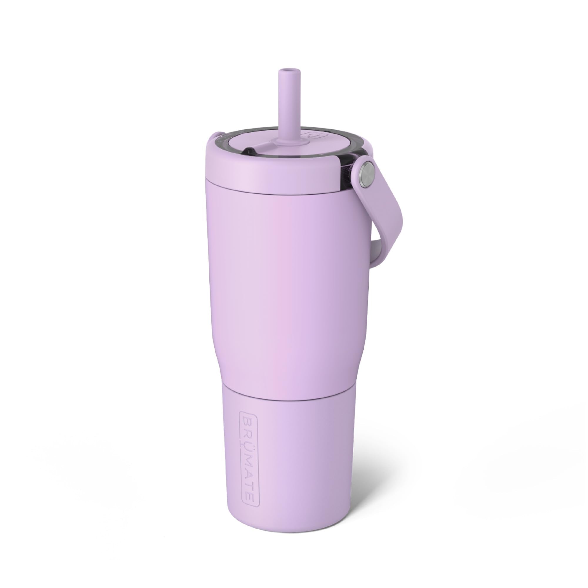 BrüMate Resa 25oz lavender tumbler with leakproof design for travel.