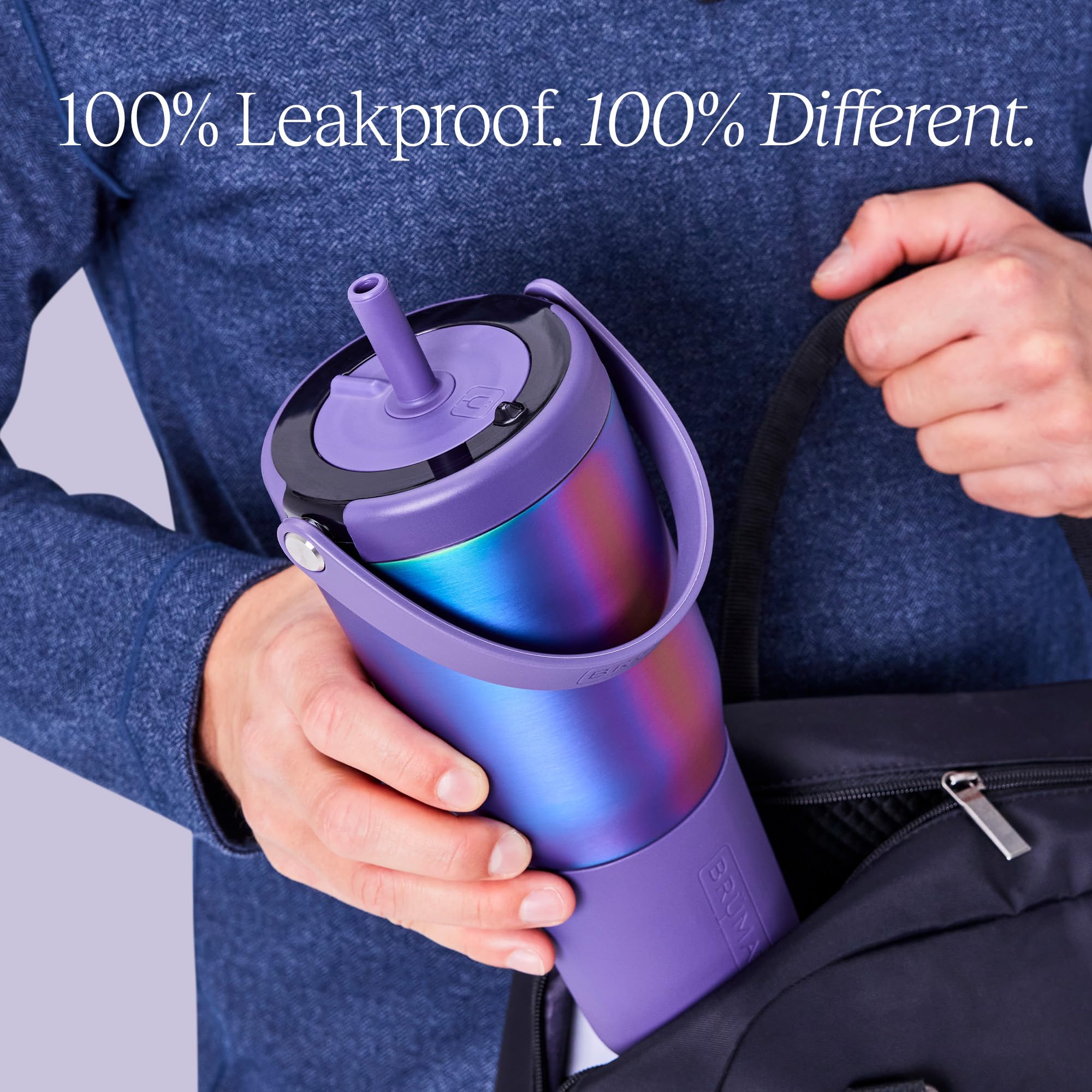 BrüMate Resa BevGuard insulation keeps drinks cold for 24+ hours.